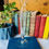 Thumbnail: Vintage 1950's Etched Princess Glass Wine Glasses and Vase