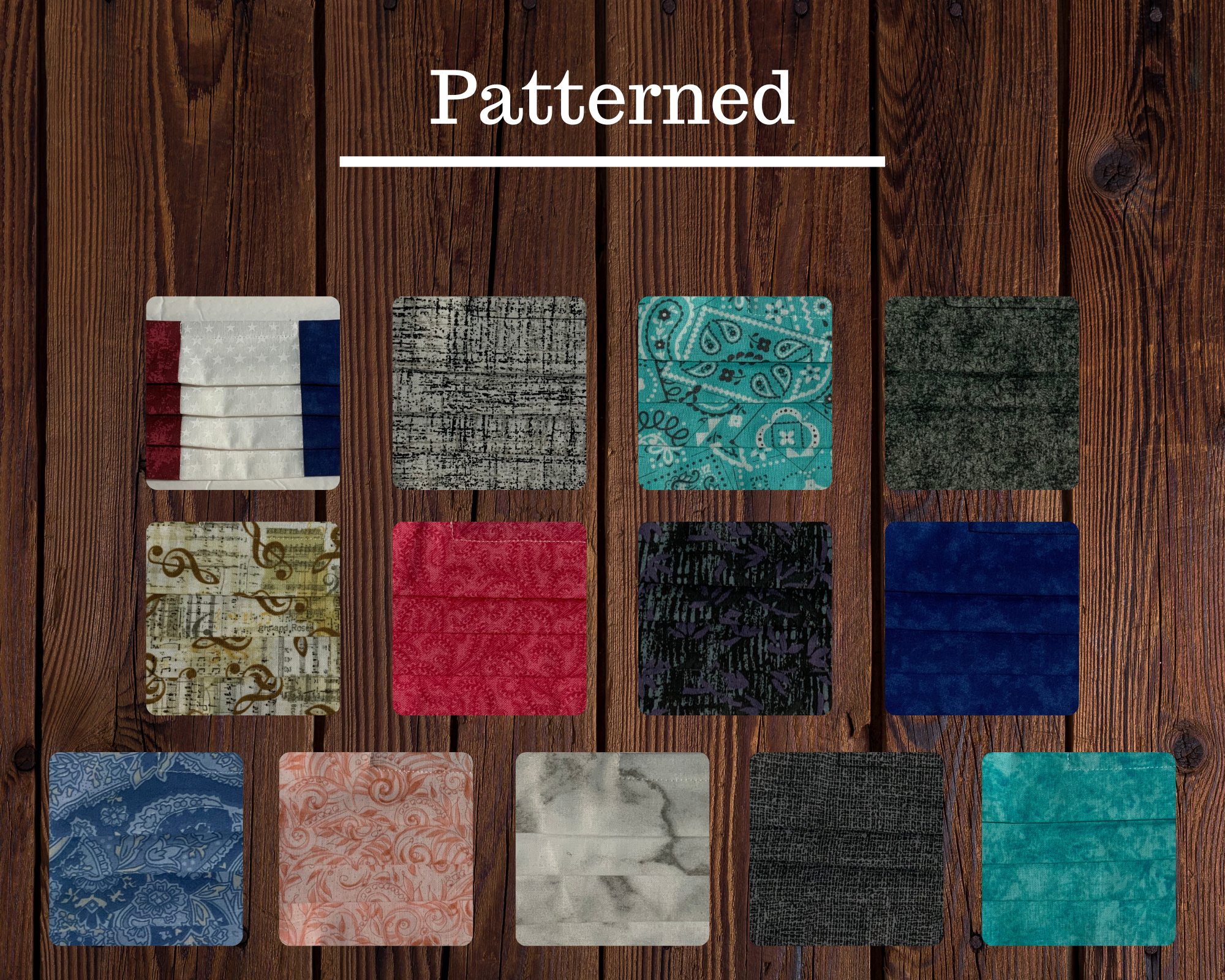 Fabric Mask -Patterned