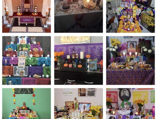 "ASI ES MI ALTAR DE MUERTOS"