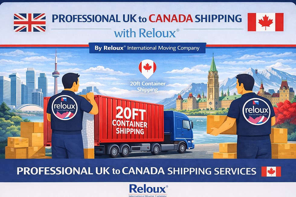 Reloux moving services from UK to Canada