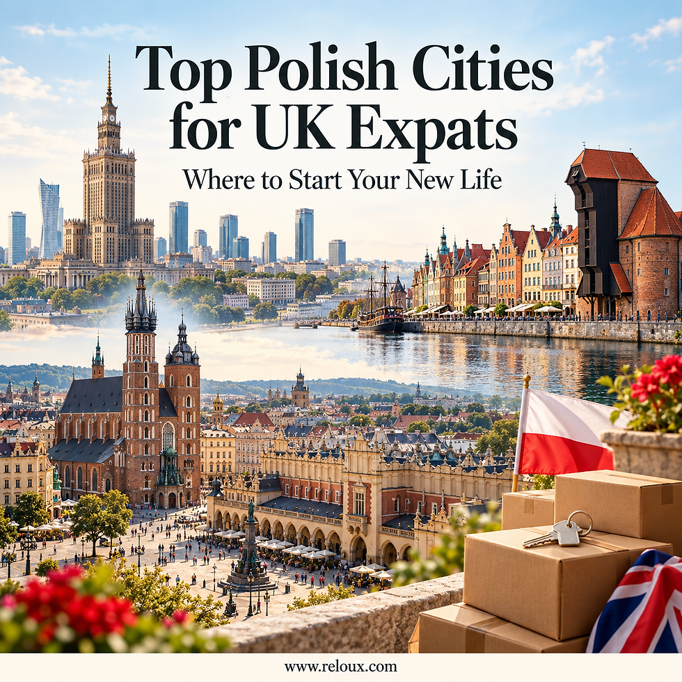 Top Polish Cities for UK Expats: Where to Start Your New Life