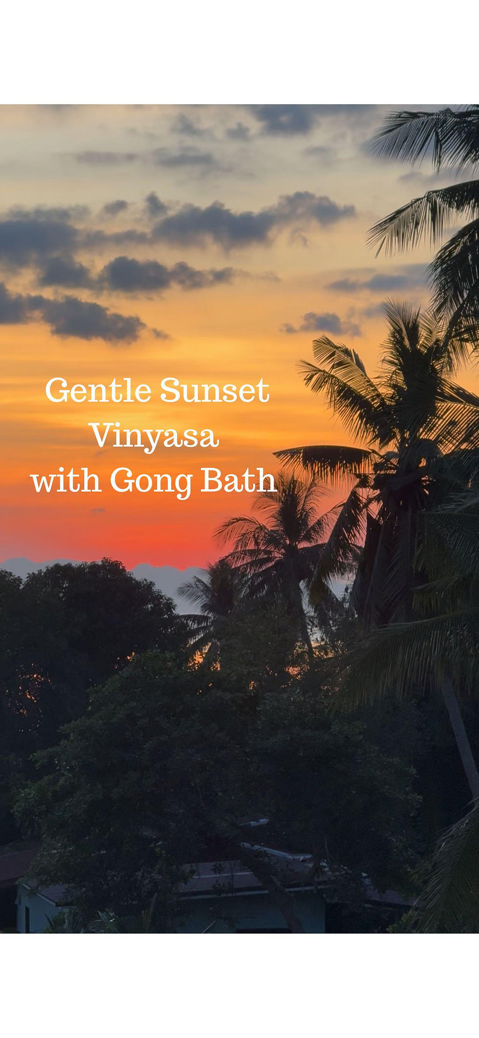 Gentle Sunset Vinyasa with Gong Bath
