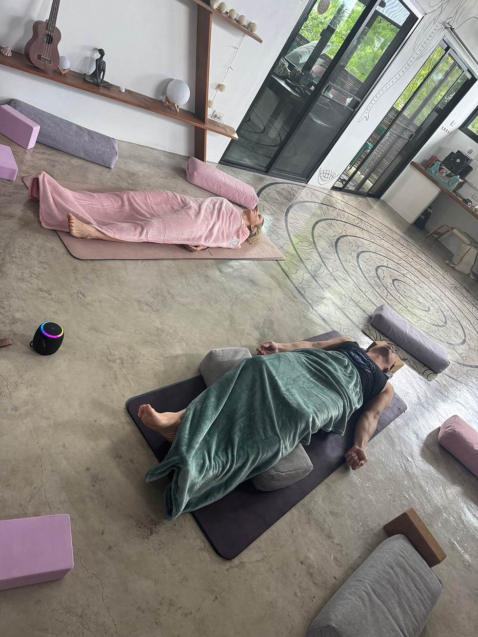 Gentle yin yoga with crystalline sound bath 