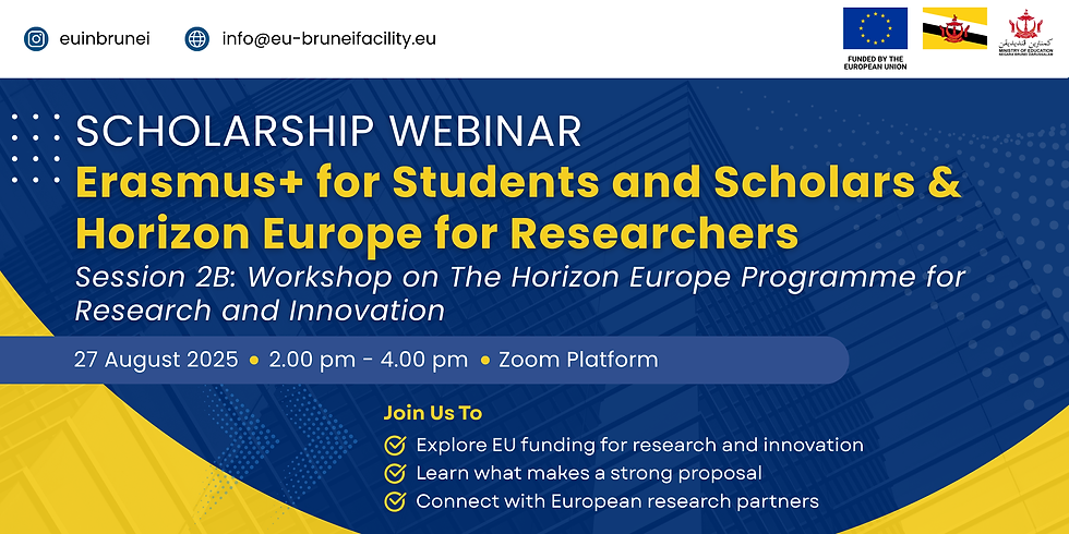 Workshop on The Horizon Europe Programme for Research and Innovation