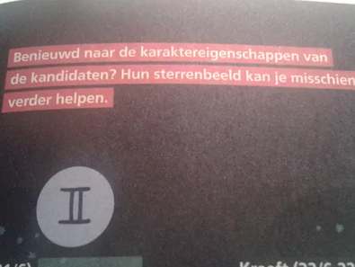 De sterrenbeeldenhint