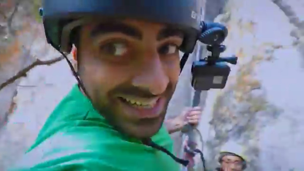 Bahador aan de rappel