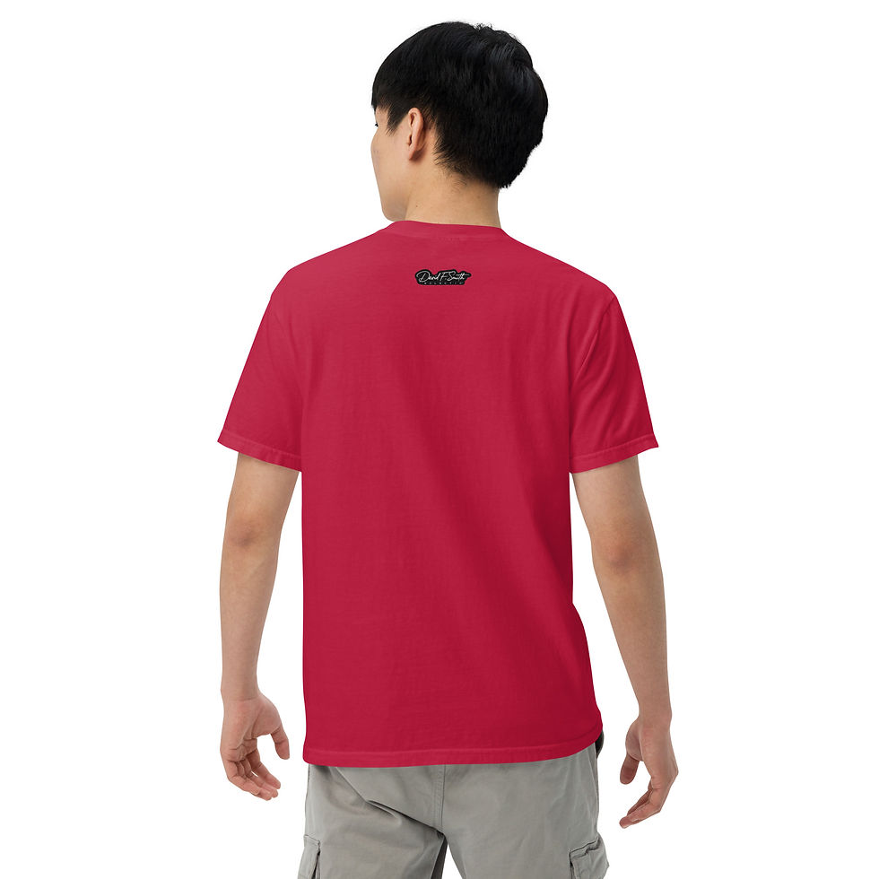 Thumbnail: VITAMEN Unisex garment-dyed heavyweight t-shirt