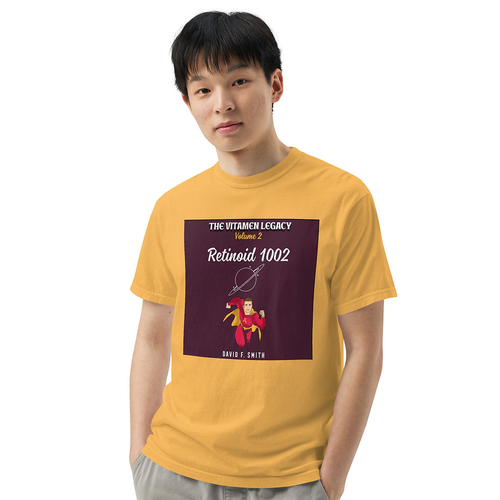 Thumbnail: VITAMEN Unisex garment-dyed heavyweight t-shirt