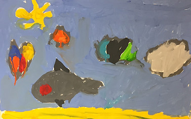 kinder begleitetes malen