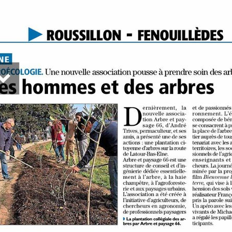 Elne comm'une idée neuve avec André Trives, Fabien Forgues et d'autres... La biodiversité au cœur...