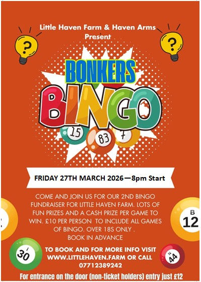 BONKERS BINGO March 2026