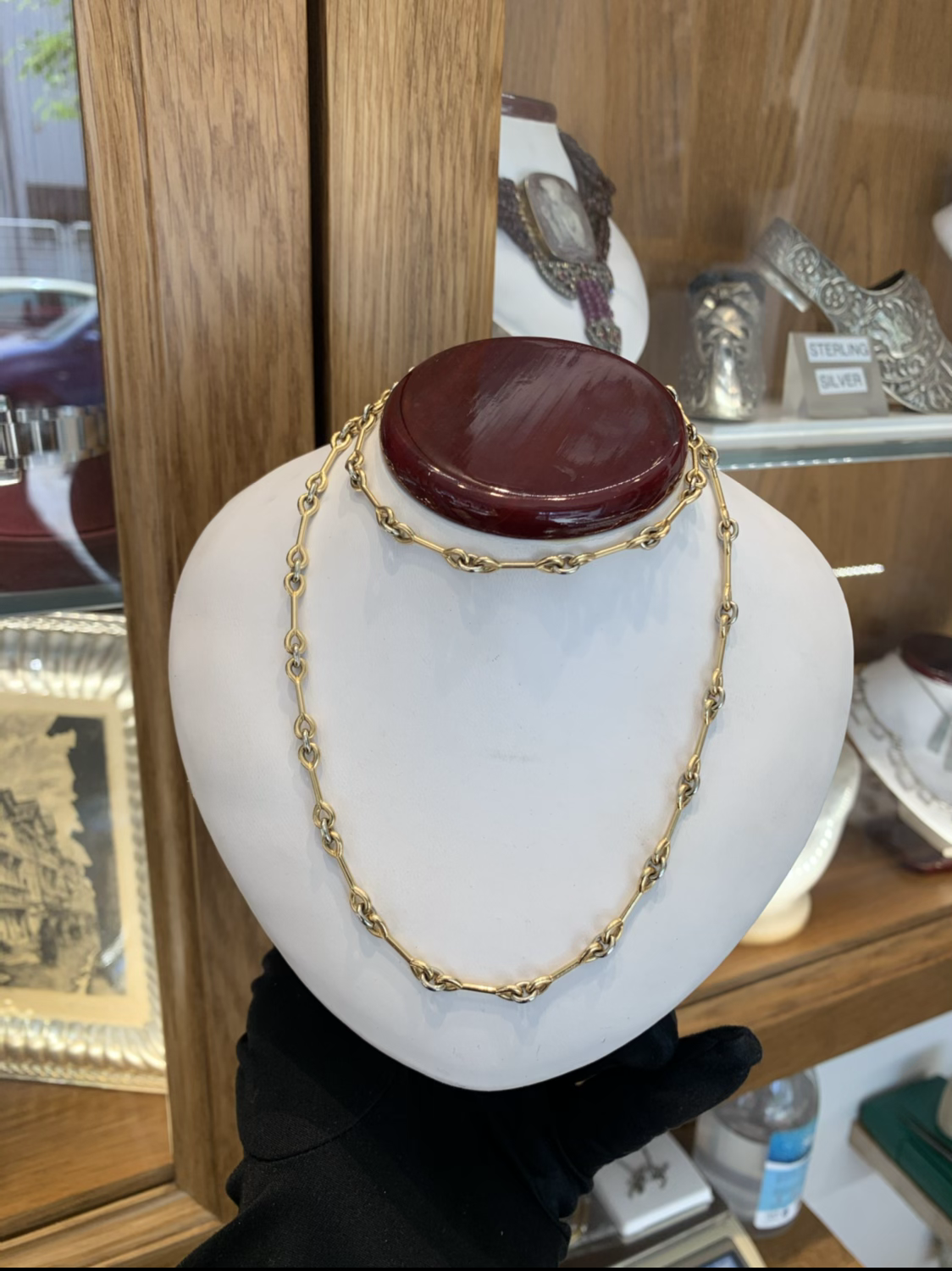 Cartier 18k Gold T/T Necklace (Set)
