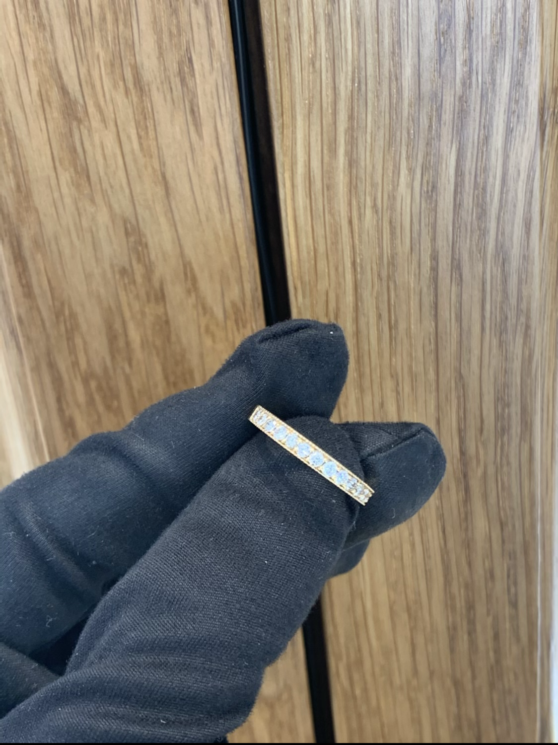 14k Gold Half-Eternity Diamond Band