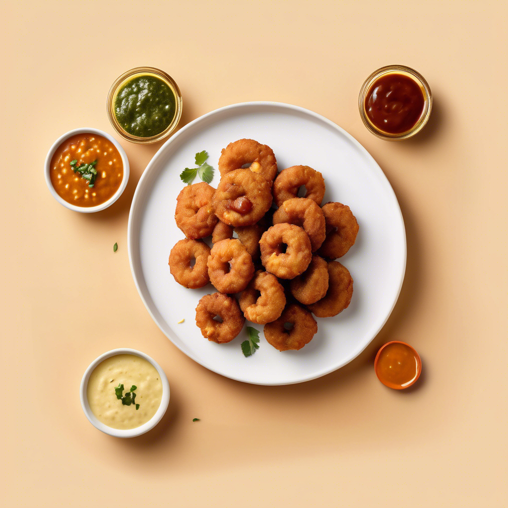 Sabudana Vada Platter