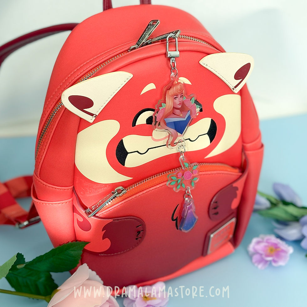 Thumbnail: Sleeping Beauty Acrylic Bag Charm