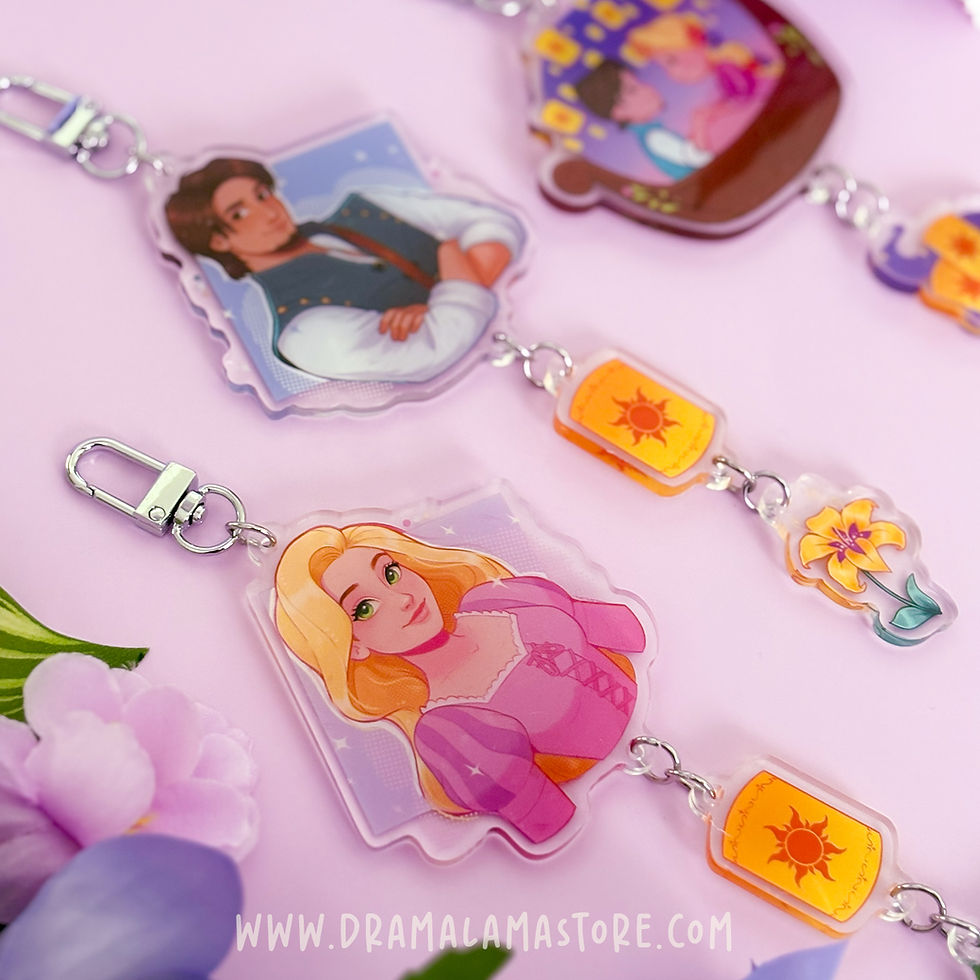Thumbnail: Rapunzel Acrylic Bag Charm