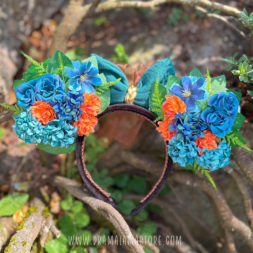 Thumbnail: Floral Ink Mouse Ears – Merida Edition