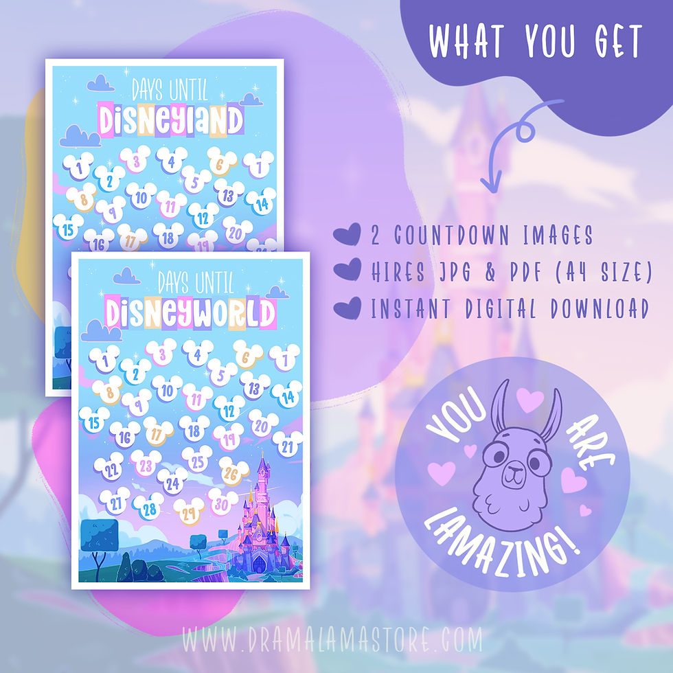 Thumbnail: Sleeping Beauty Castle Countdown Calendar
