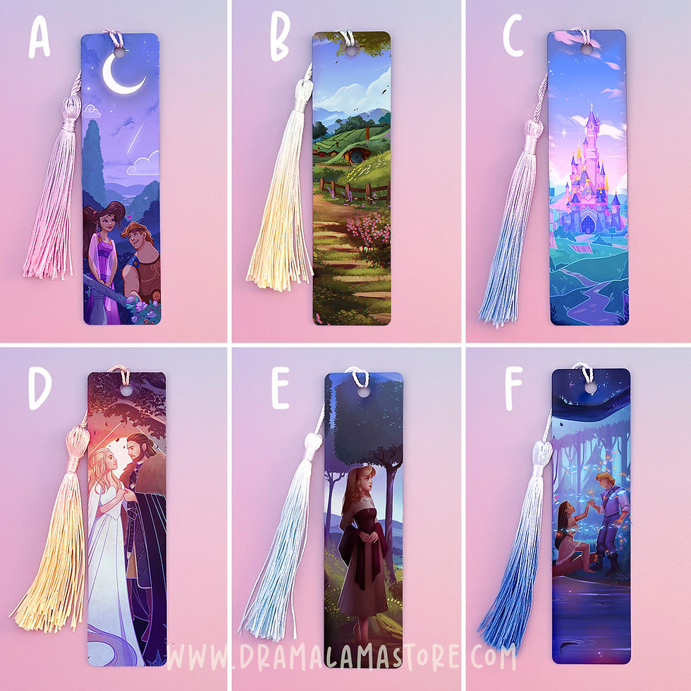 Thumbnail: Fantasy Metal Bookmarks