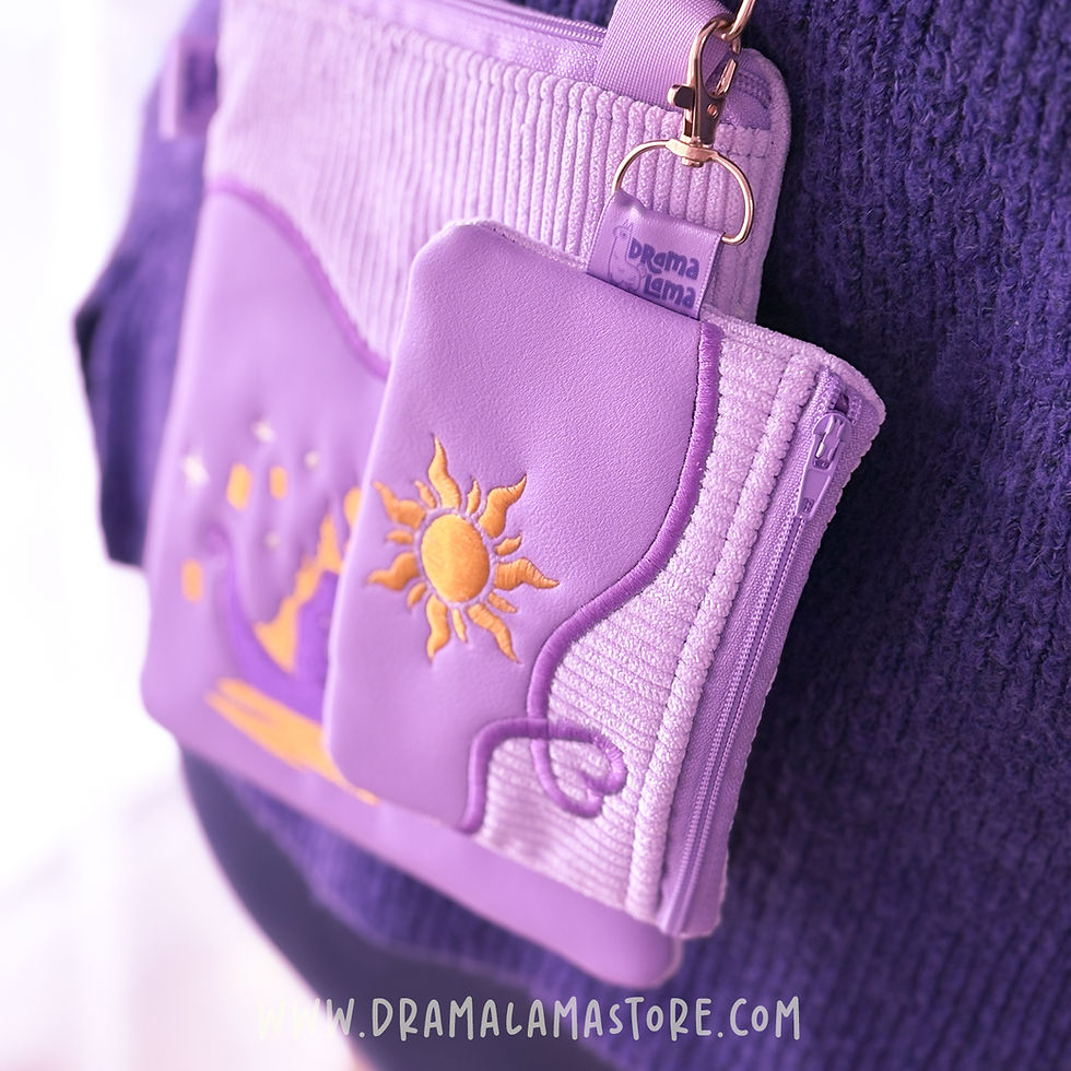 Thumbnail: Small Zipper Coin Purse - Rapunzel Edition