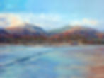 Newcastle Beach Print - Mountains of Mourne | Rosalinda Connolly