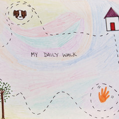 Example of a local walk drawing - Session 5b, 2021
