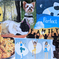 Example of a "Perfect day" collage - Session 6b, 2021