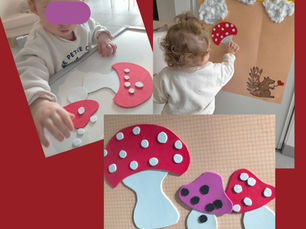 Des champignons pour notre fresque