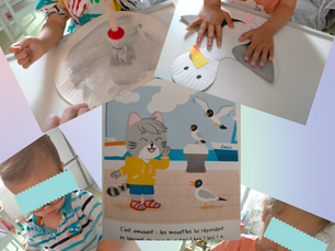 Les oiseaux qui volent dans le ciel