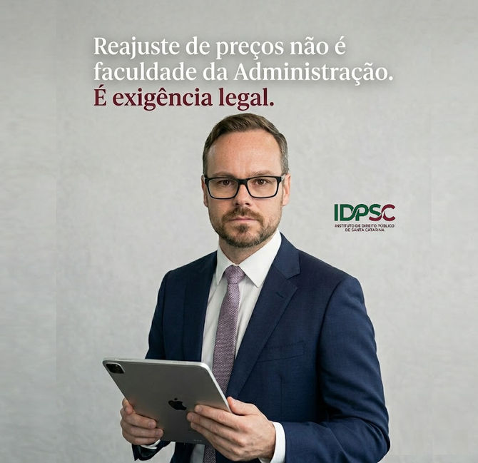 Reajuste de preços não é faculdade da Administração. É exigência da Lei n.° 14.133/2021.