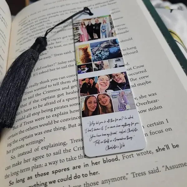 Thumbnail: Personalized Acrylic Bookmark with Tassel