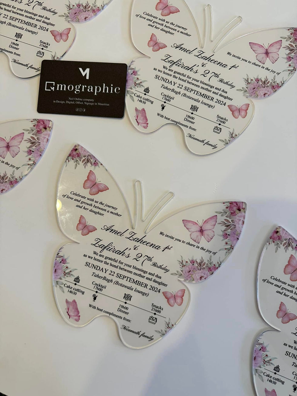 Thumbnail: Acrylic Invitations