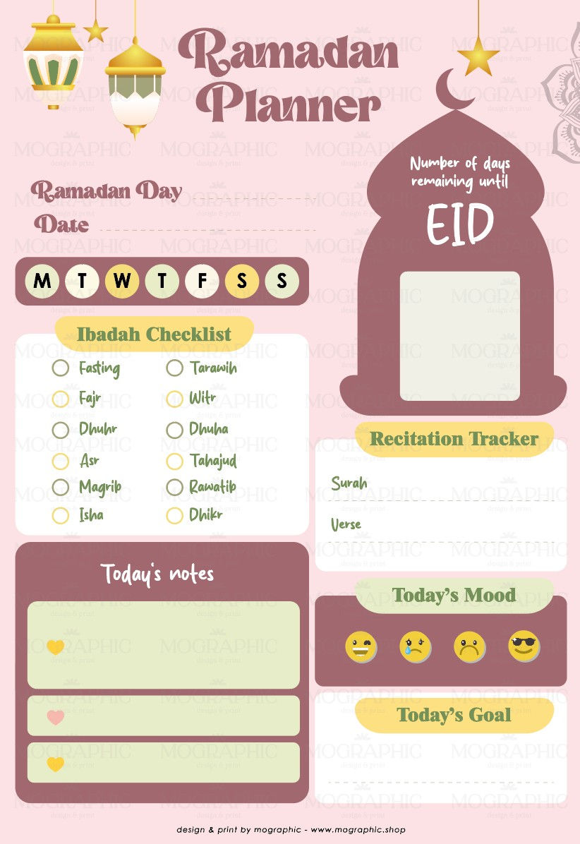 Thumbnail: Ramadan Magnetic Planner – A3