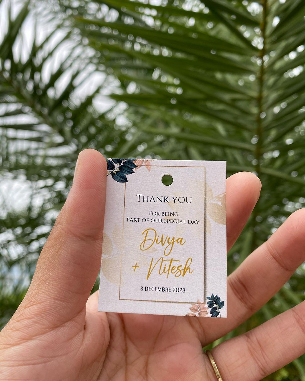 Thumbnail: Favors Paper Tags