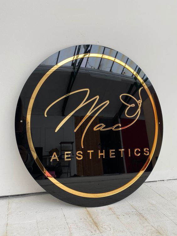 Thumbnail: Round Business Sign