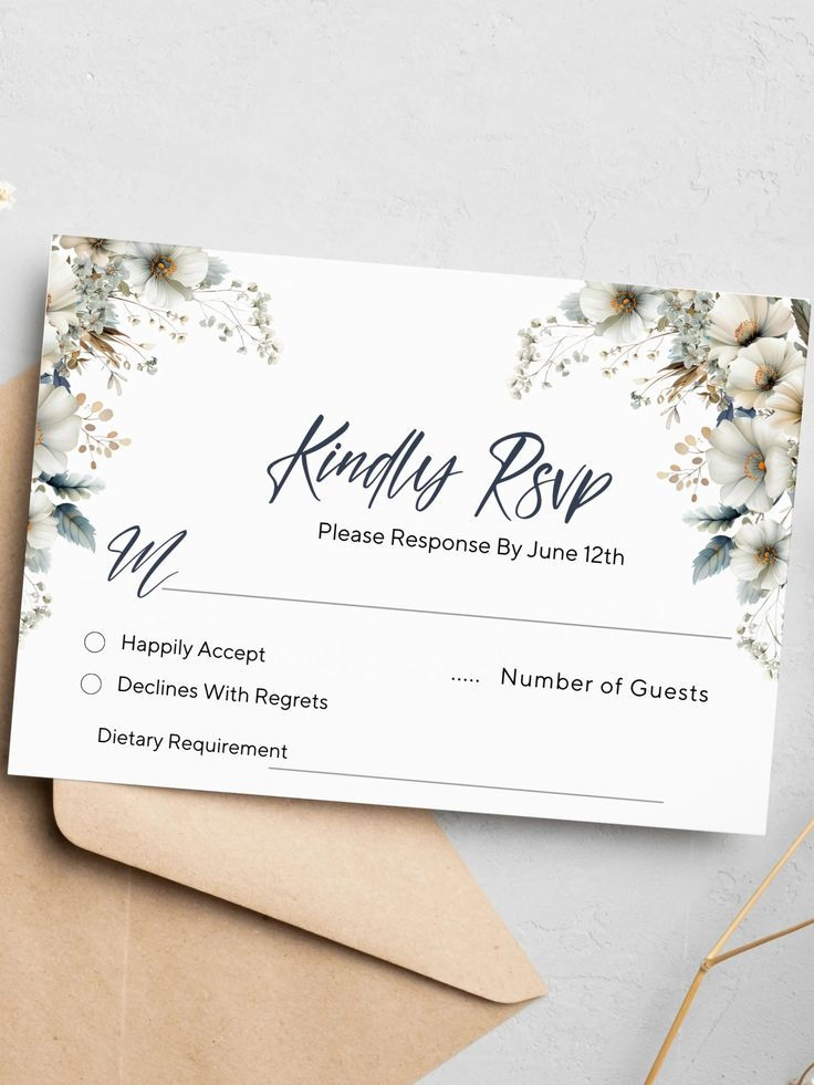 Thumbnail: Reception / RSVP Card