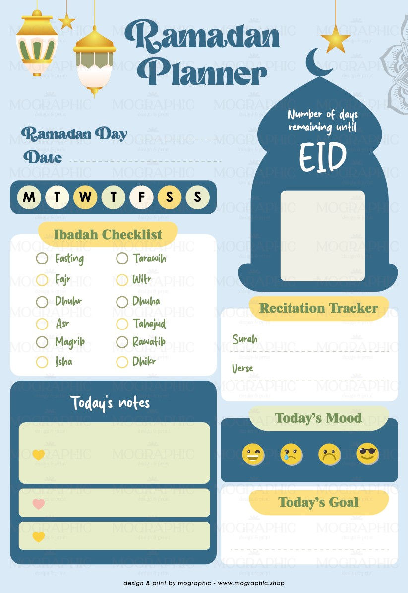 Thumbnail: Ramadan Magnetic Planner – A3