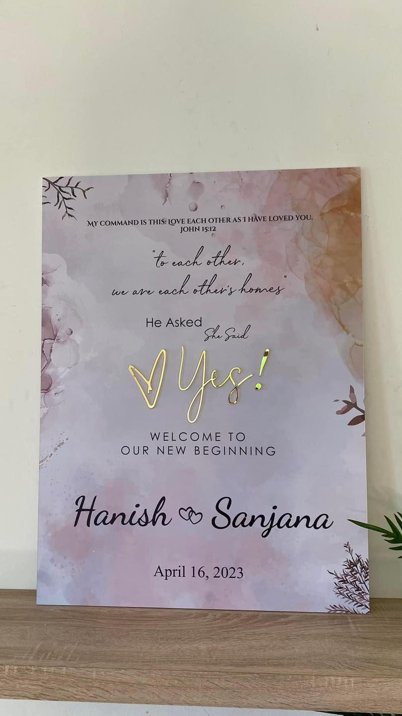Thumbnail: PVC Welcome Board