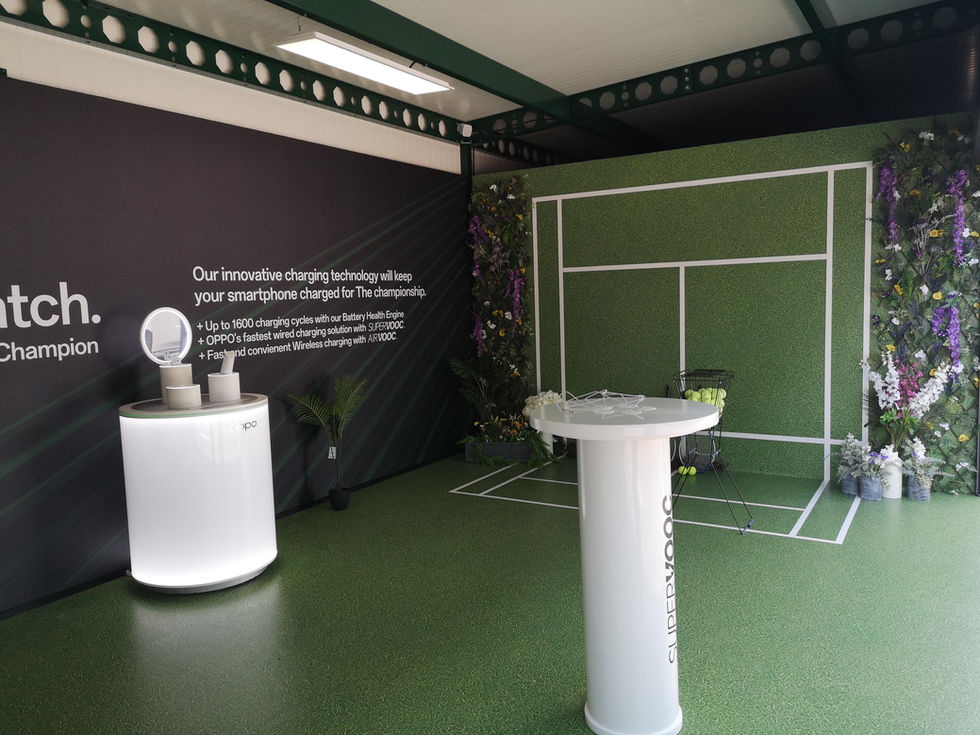 Oppo Box at Wimbledon