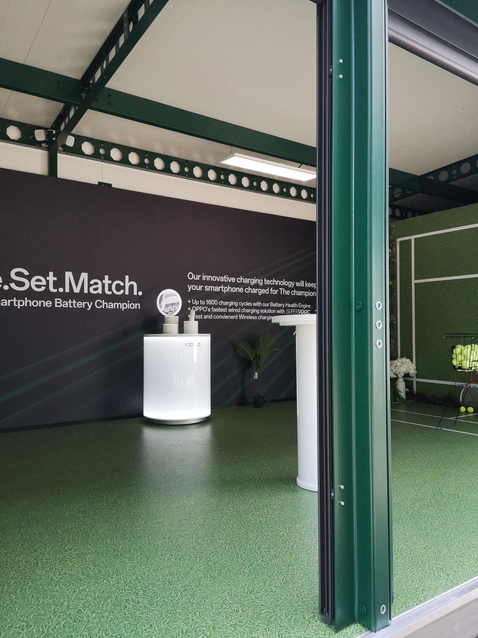 Oppo Box at Wimbledon
