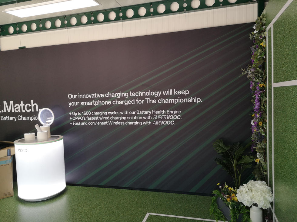 Oppo Box at Wimbledon