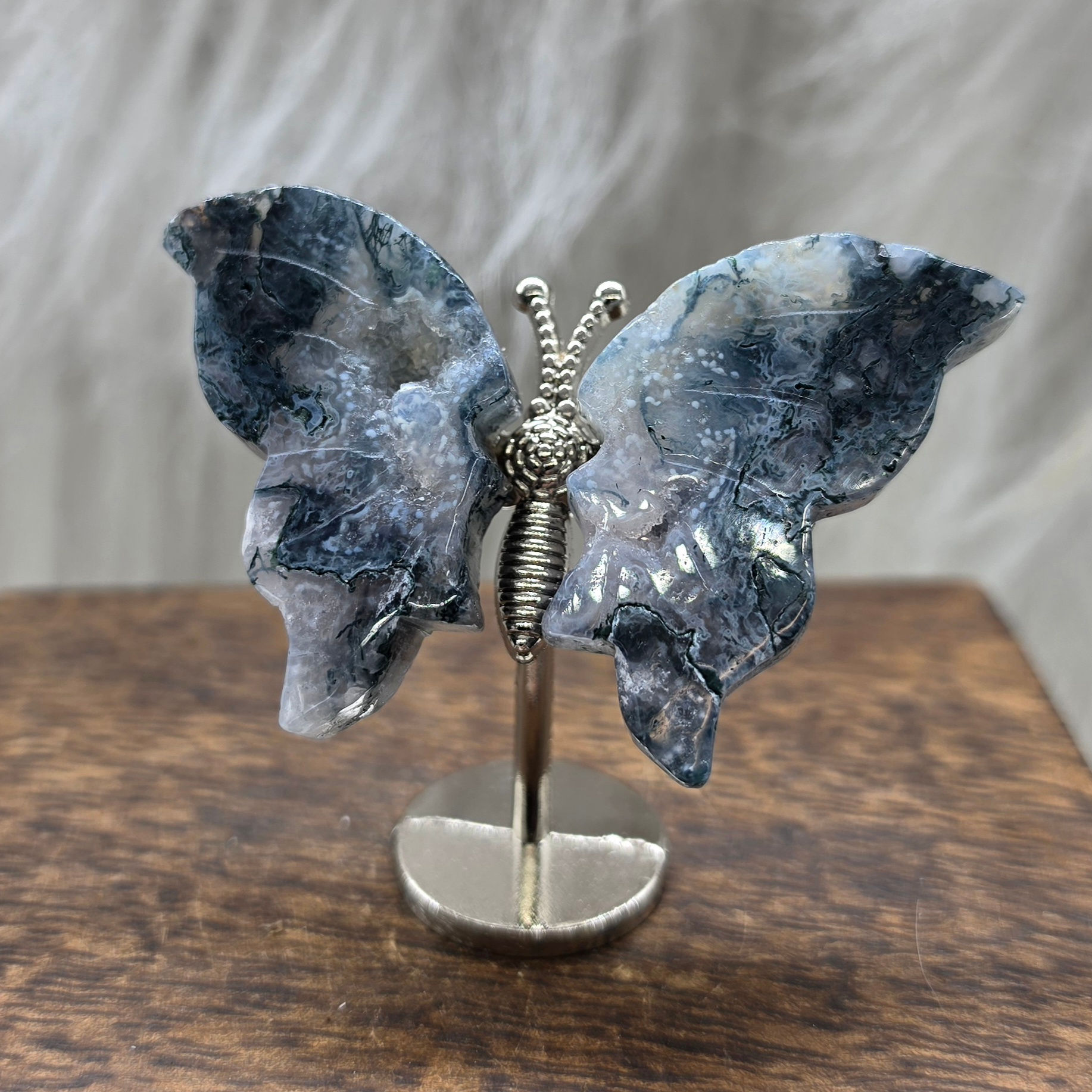 Moss Agate Butterfly (B)