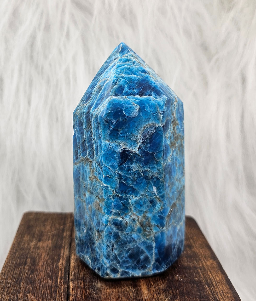 Blue Apatite Tower