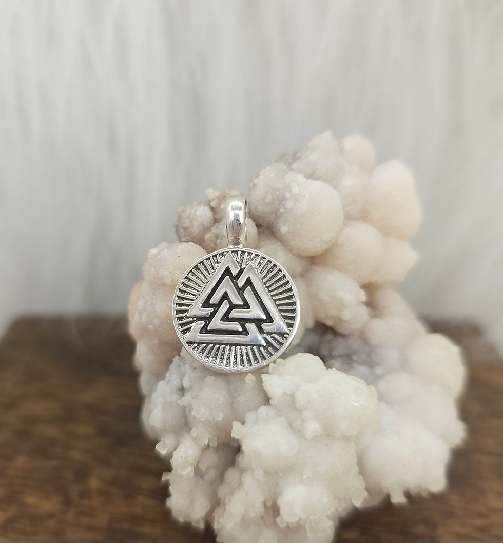 Valknut Sterling Silver Pendant
