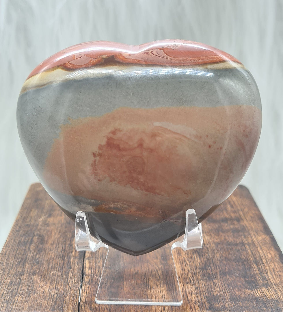 Polychrome Jasper Heart