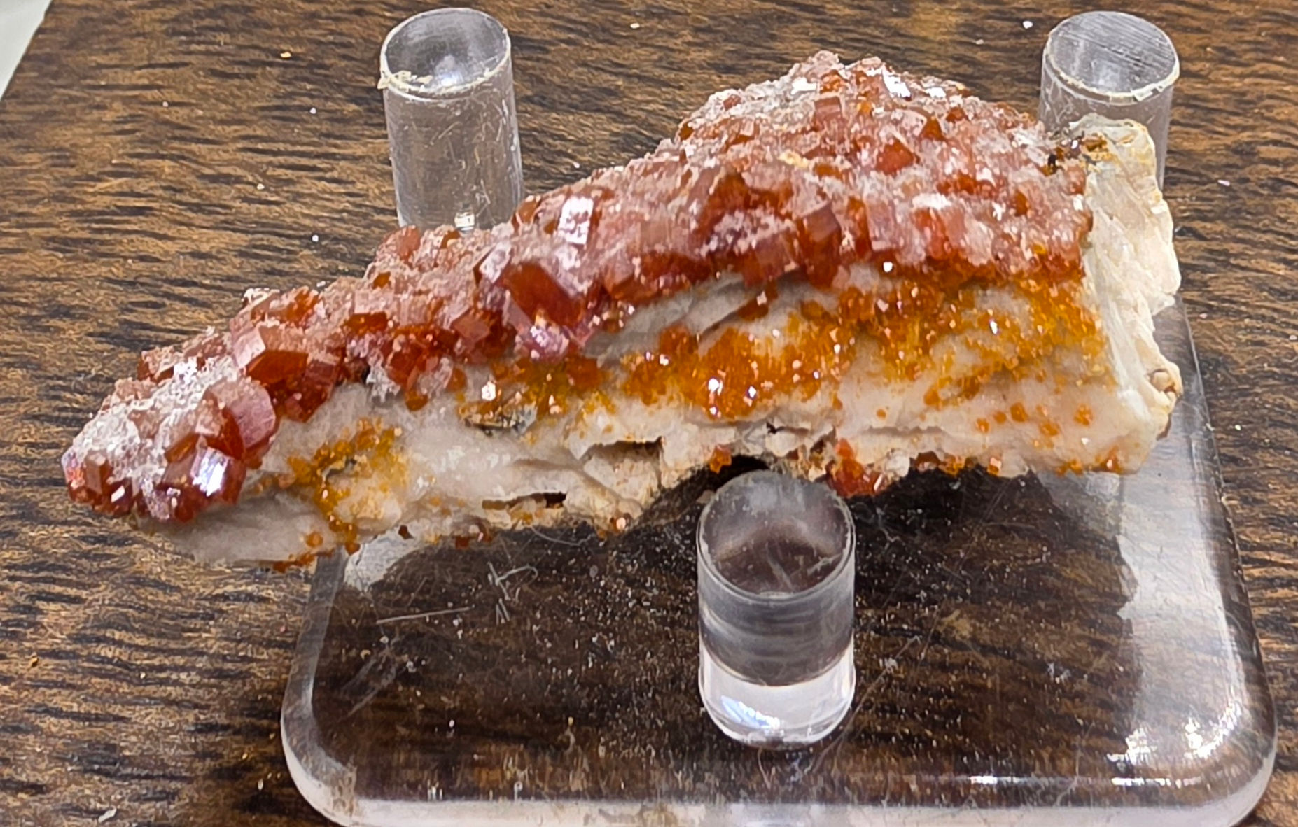 Vanadinite with Barite (C)