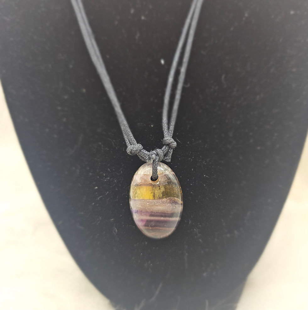 Rainbow Fluorite Necklace