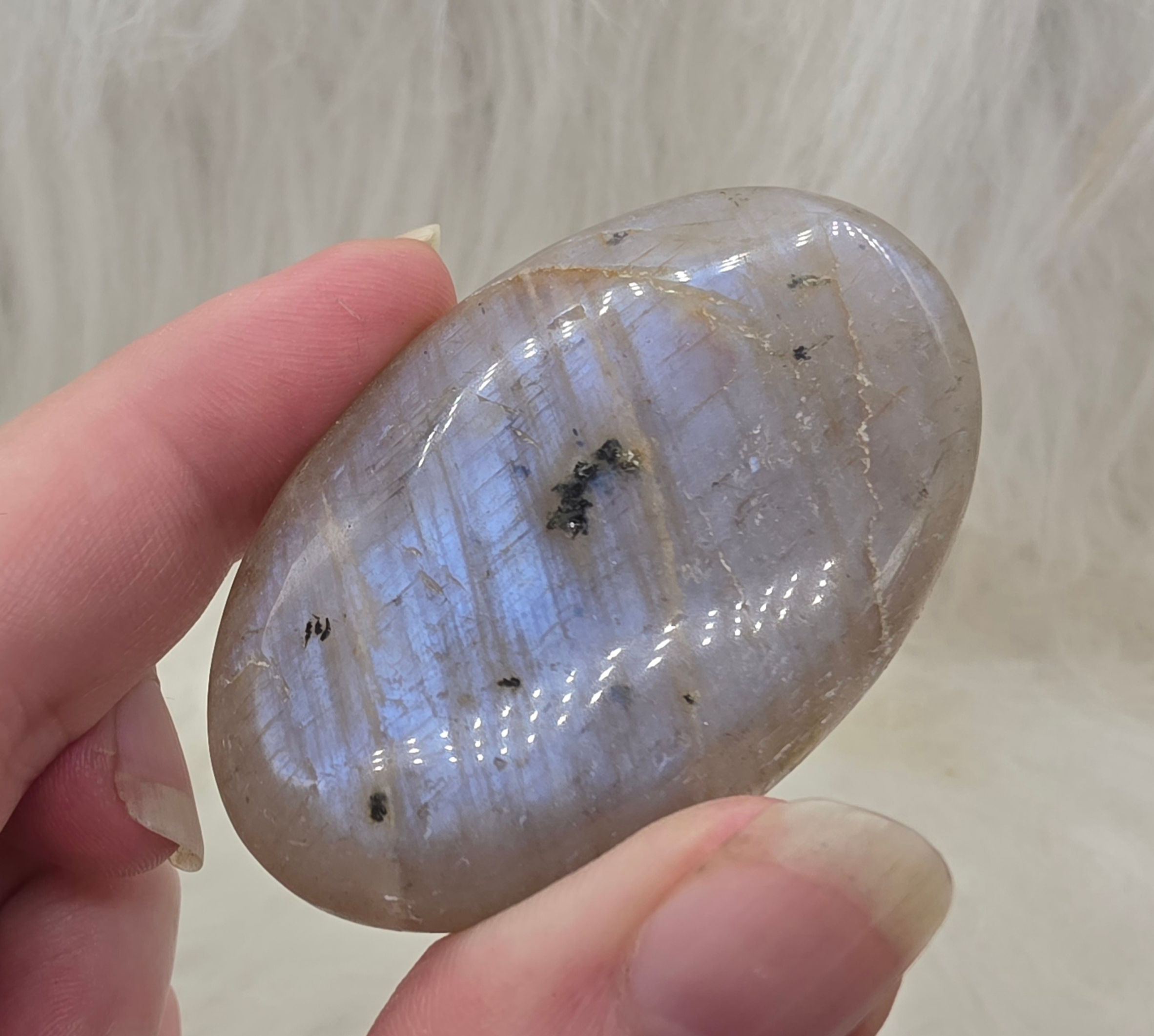 Peach Moonstone Palm (C)