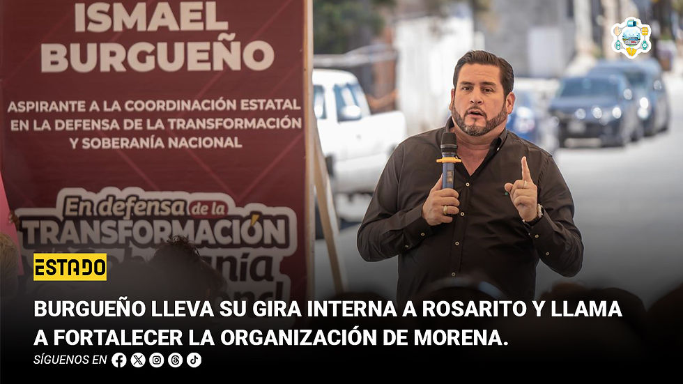 Burgueño lleva su gira interna a Rosarito y llama a fortalecer la organización de Morena