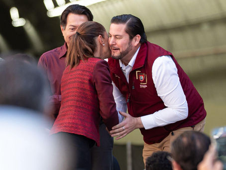 Acompaña Ismael Burgueño a la presidenta Claudia Sheinbaum a la inauguración de la primera parte del Viaducto Elevado y la Universidad Rosario Castellanos